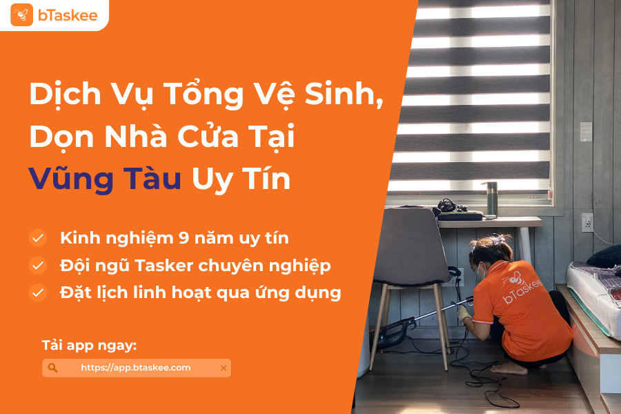 Dịch Vụ Tổng Vệ Sinh, Dọn Nhà Cửa Tại Vũng Tàu Uy Tín