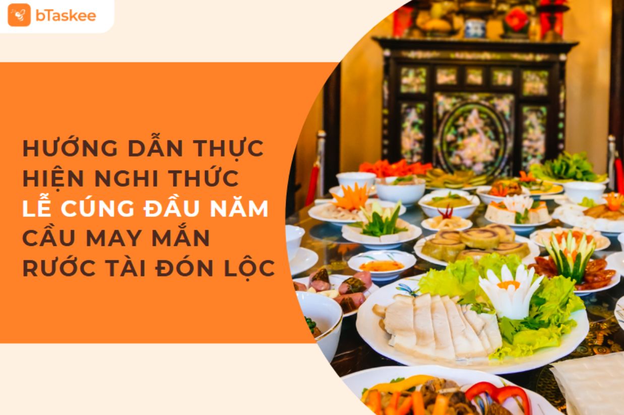 Hướng Dẫn Thực Hiện Nghi Thức Lễ Cúng Đầu Năm Cầu May Mắn Rước Tài Đón Lộc