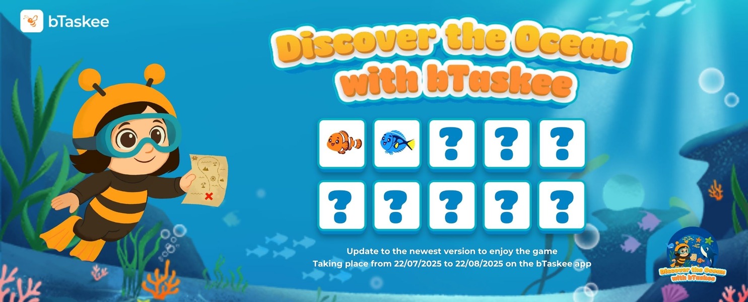 CHÍNH THỨC RA MẮT GAME “KHÁM PHÁ ĐẠI DƯƠNG CÙNG CHỊ ONG”