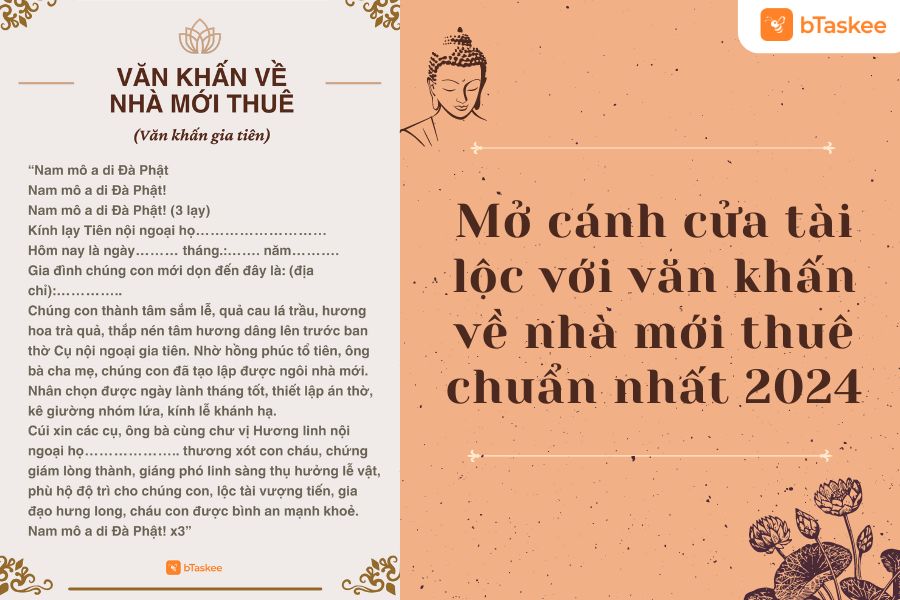 Mở Cánh Cửa Tài Lộc Với 4 Bài Văn Khấn Về Nhà Mới Thuê Chuẩn Nhất