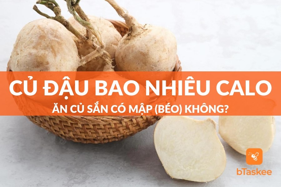 Củ Đậu Bao Nhiêu Calo? Ăn Củ Sắn Có Mập (Béo) Không?