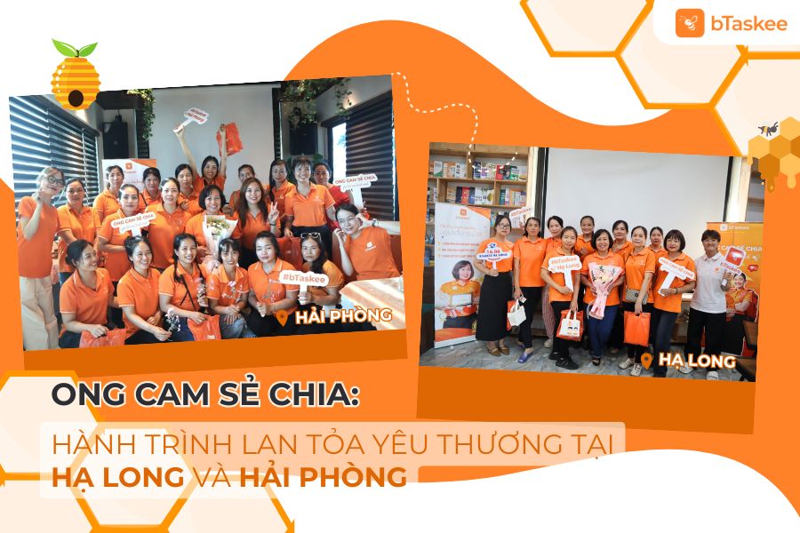 Hành Trình “Ong Cam Sẻ Chia” – Lan Tỏa Yêu Thương Tại Hạ Long và Hải Phòng