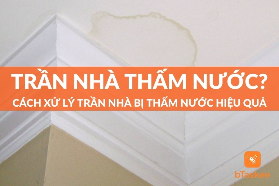 Cách Xử Lý Trần Nhà Bị Thấm Nước Hiệu Quả