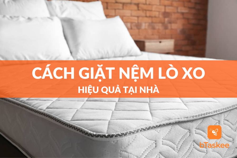 Các Bước Giặt Nệm Lò Xo Sạch Hiệu Quả Tại Nhà