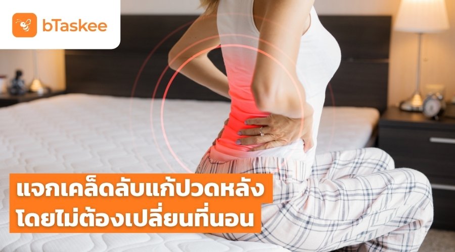 เคยมั้ย? นอนที่นอนแล้วปวดหลัง ทำยังไงถึงจะนอนหลับสบายไร้กังวล