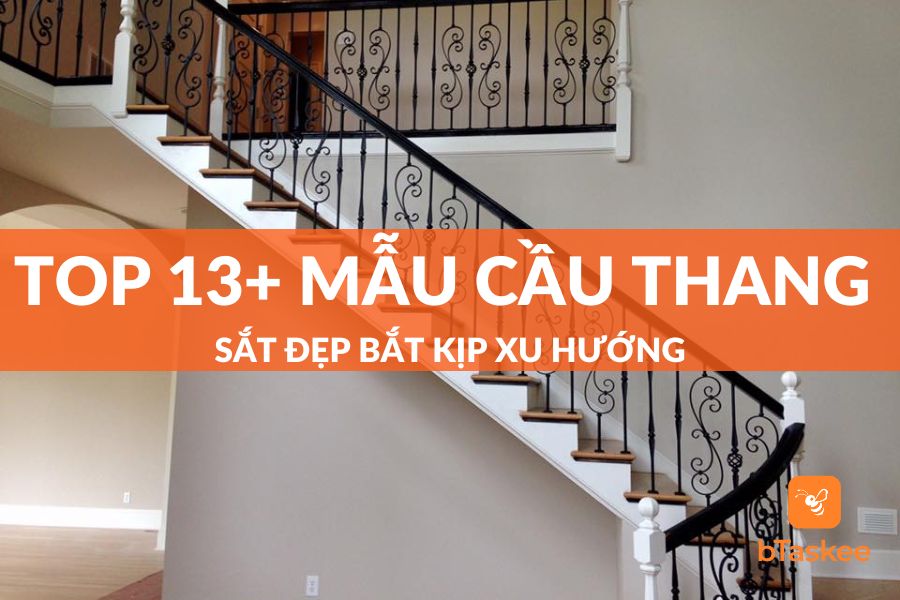 Top 13 Mẫu Cầu Thang Sắt Đẹp Bắt Kịp Xu Hướng 2023