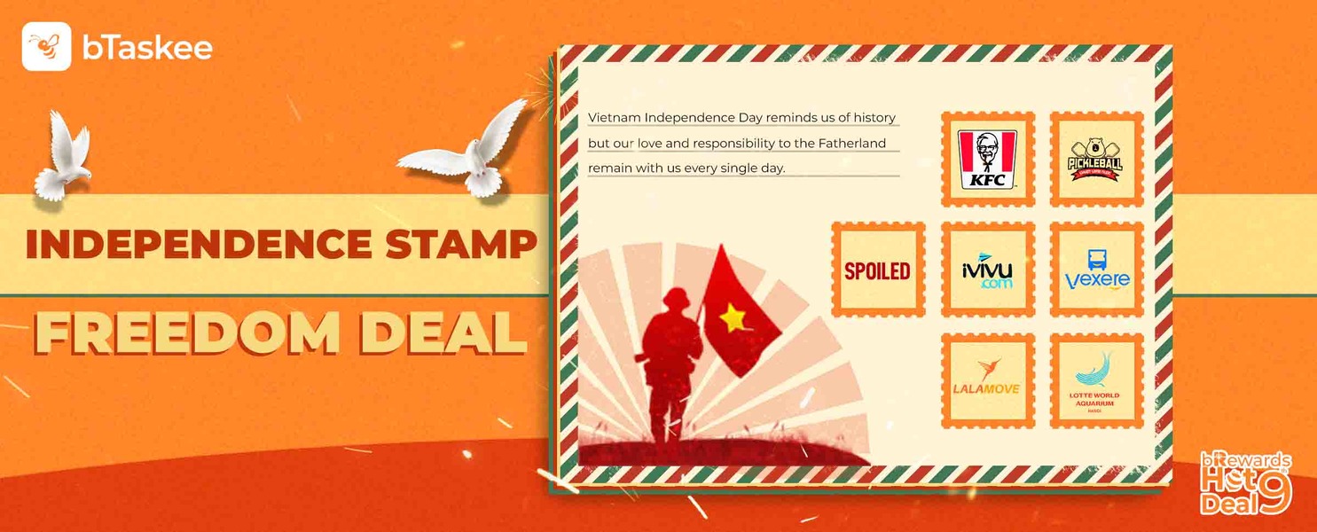INDEPENDENCE STAMP – FREEDOM DEALS ?