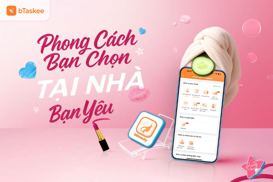 bTaskee ra mắt bBeauty, đánh dấu bước tiến mới trong hệ sinh thái dịch vụ gia đình