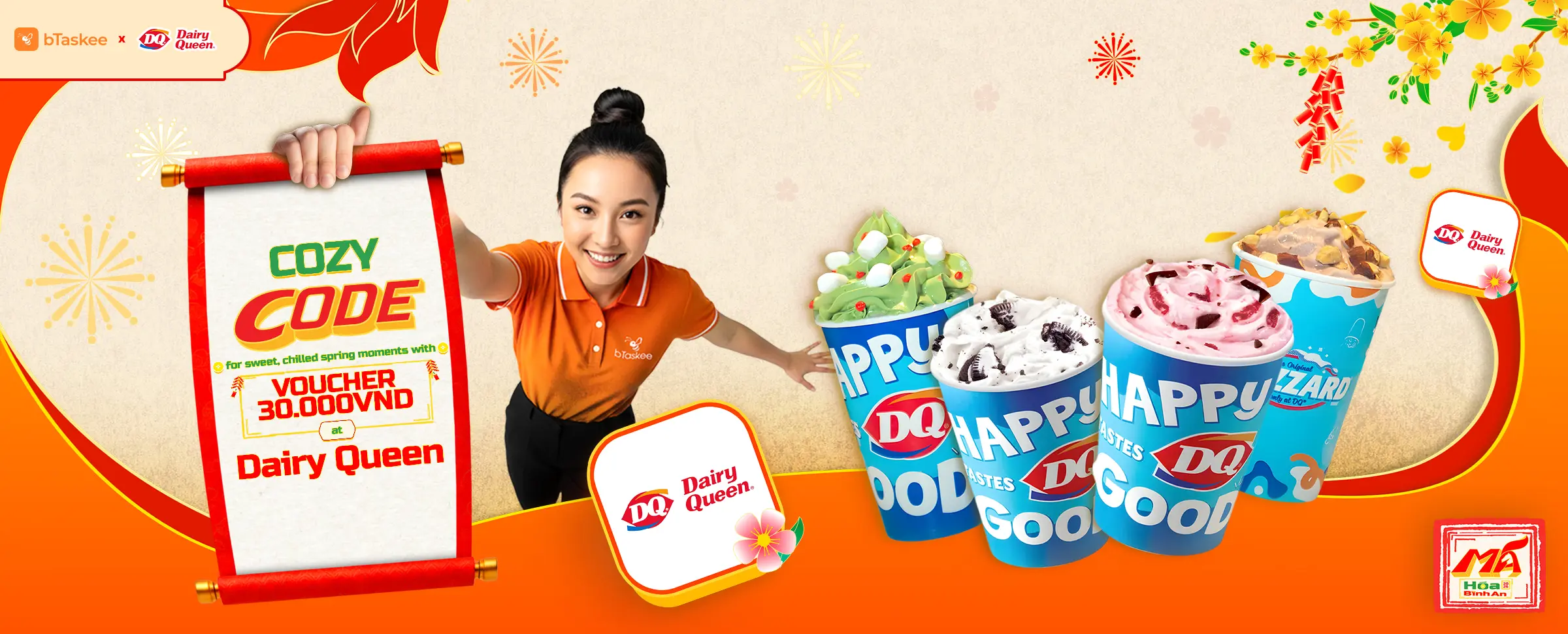 ?A sweet Tết, kick off the New Year with the cozy "code" at Dairy Queen?