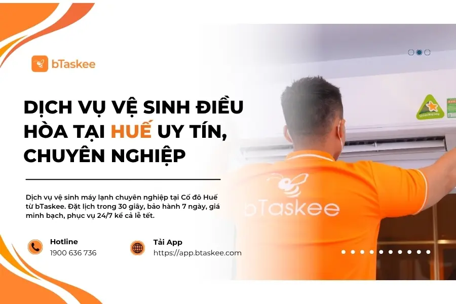 Dịch Vụ Vệ Sinh Điều Hòa Tại Huế Uy Tín, Chuyên Nghiệp
