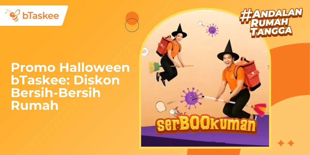 Promo Halloween SerBOOKuman: Diskon Bersih-Bersih Rumah