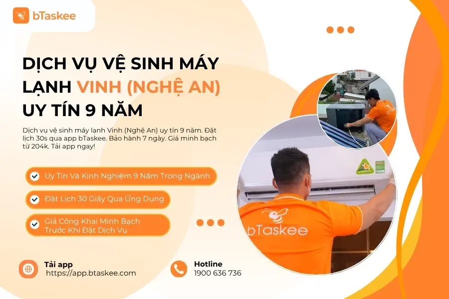 Dịch Vụ Vệ Sinh Điều Hòa Tại Vinh (Nghệ An) Uy Tín 9 Năm