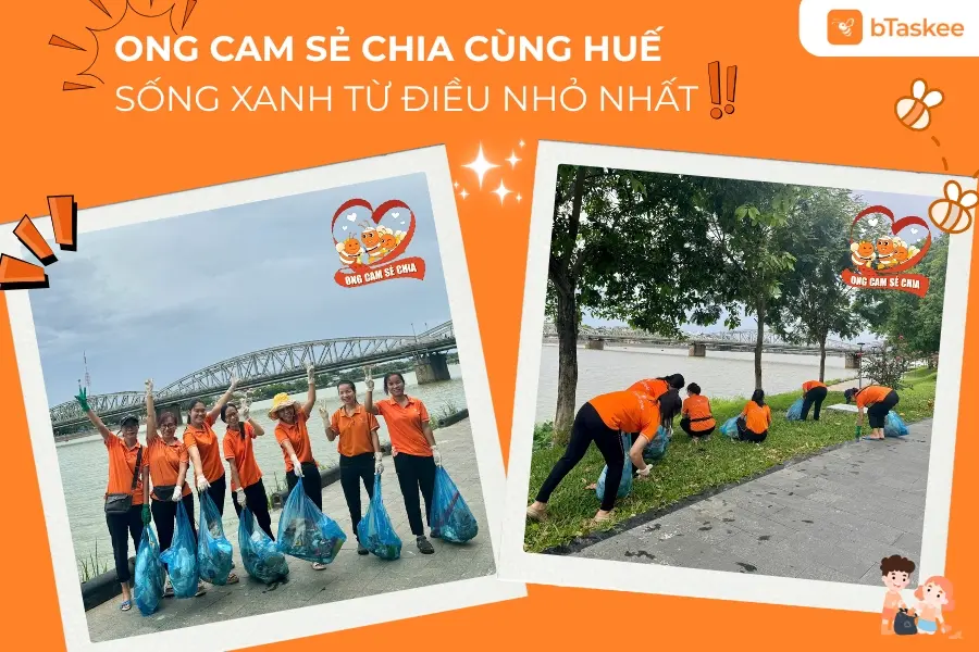 Ong Cam Sẻ Chia Cùng Huế – Sống Xanh Từ Điều Nhỏ Nhất