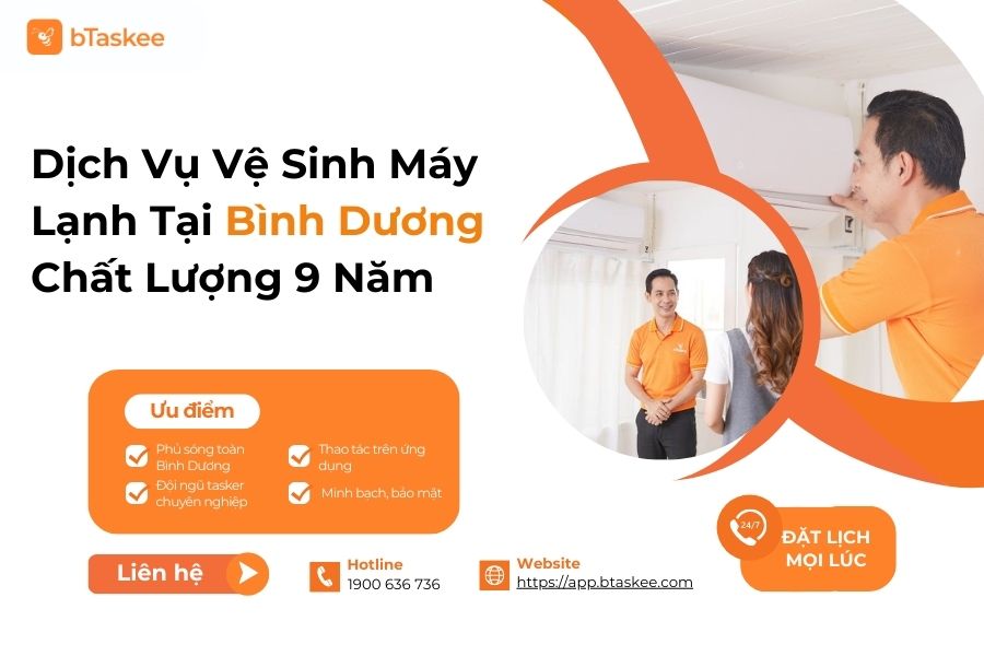 Dịch Vụ Vệ Sinh Máy Lạnh Tại Bình Dương Chất Lượng 9 Năm