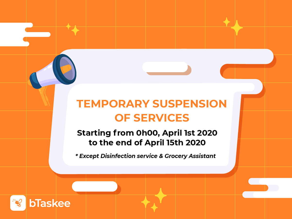 TEMPORARY SUSPENSION OF SERVICES