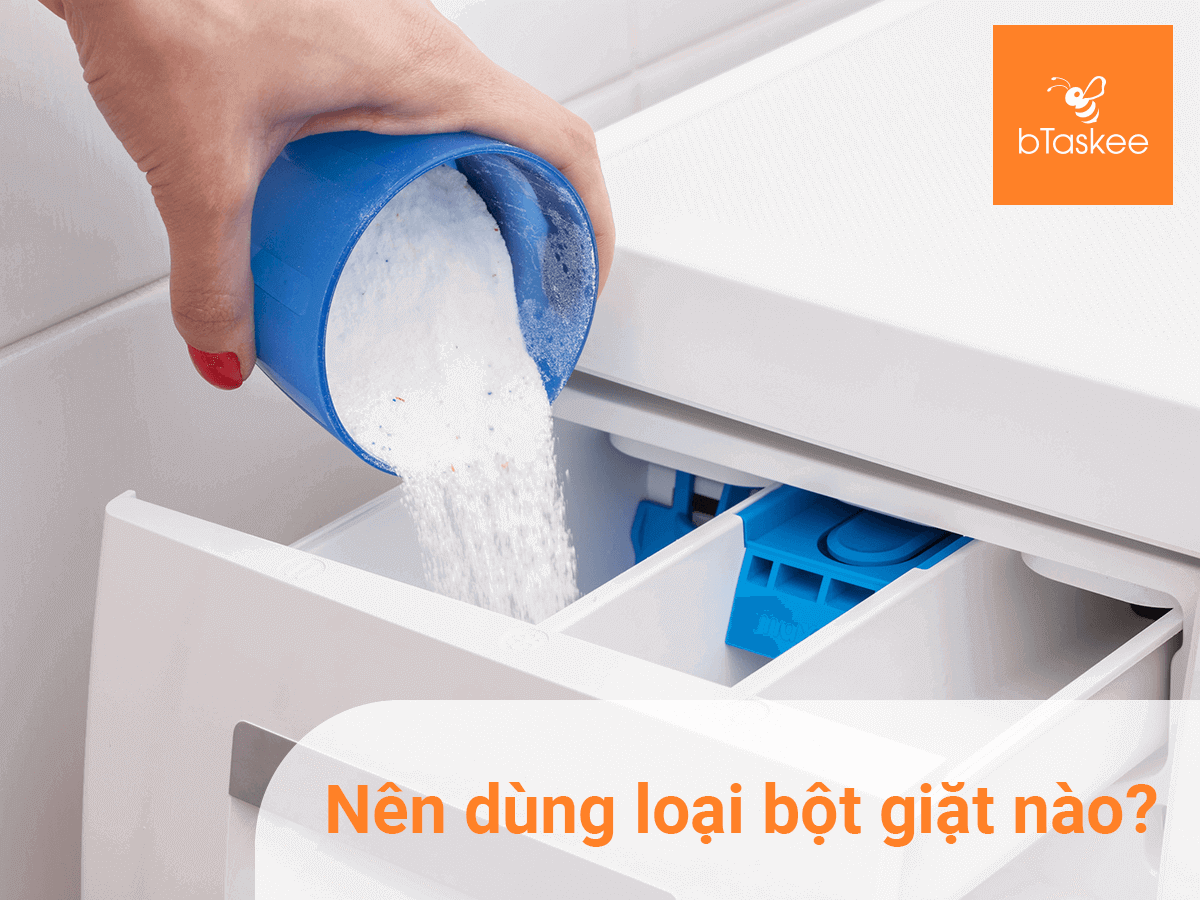 Nên dùng loại bột giặt nào?