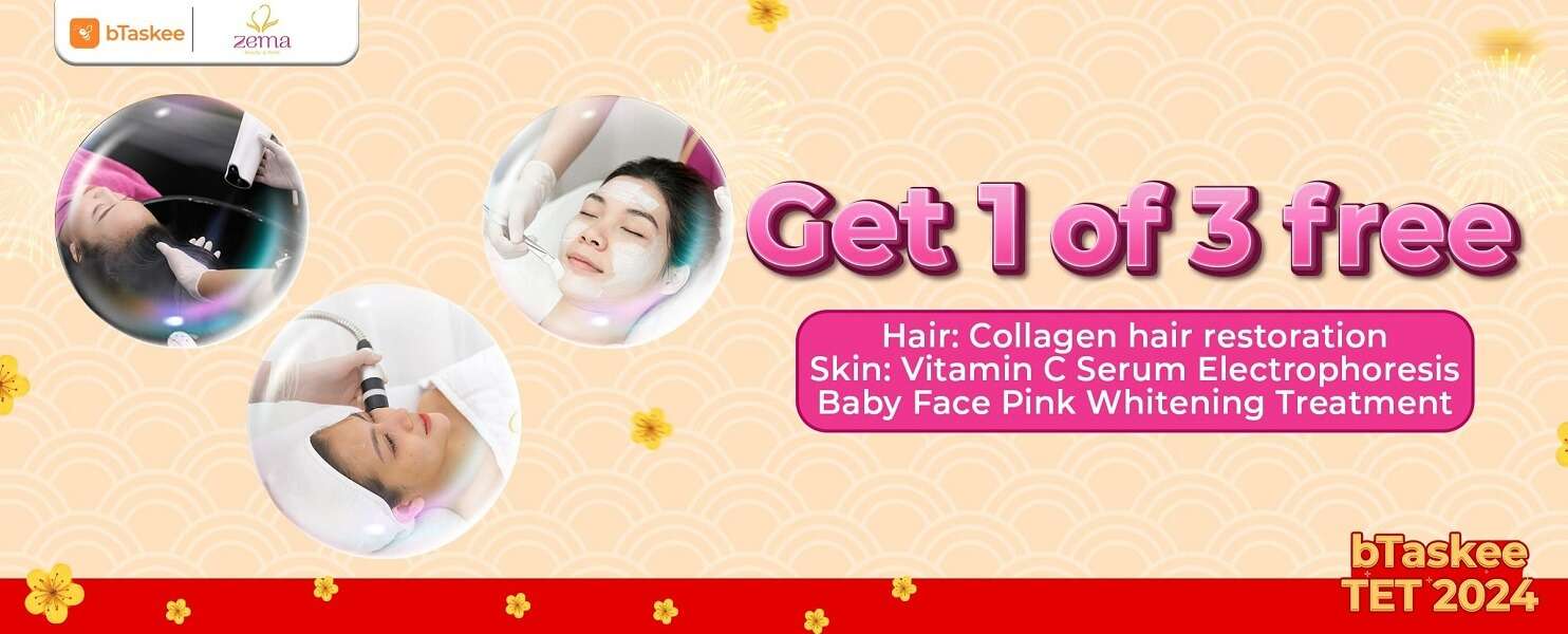 bTaskee and Zema Beauty & more: “Welcome Tet, receive good fortune”