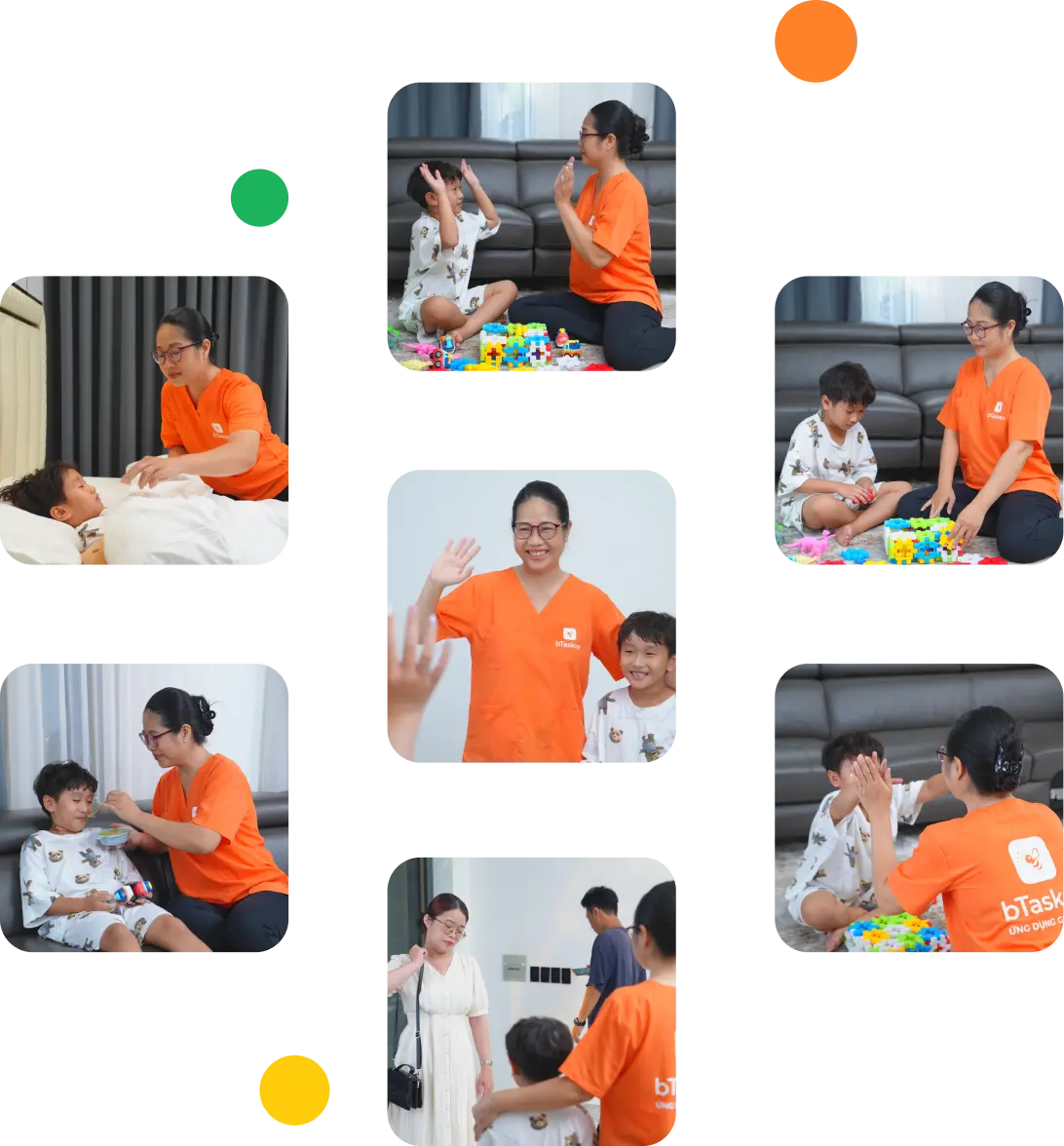 What will bTasker do when babysitting?