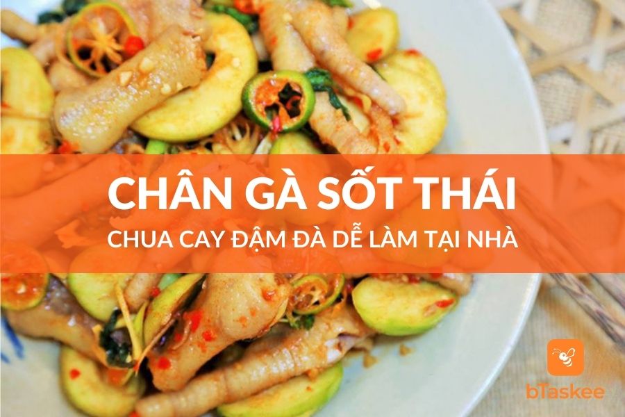 Cách Làm Chân Gà Sốt Thái Chua Cay Đậm Đà Dễ Làm