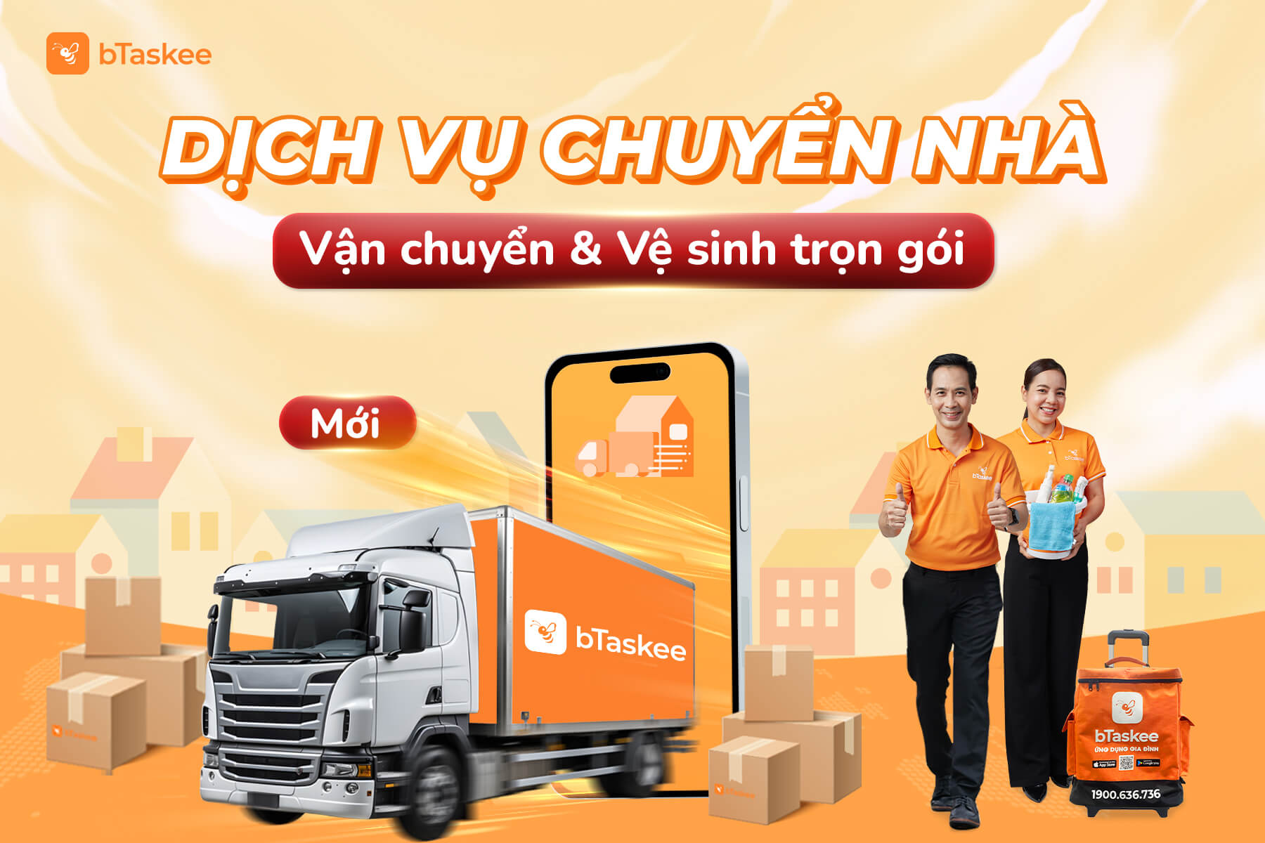 bTaskee Chính Thức Ra Mắt Dịch Vụ Chuyển Nhà Trọn Gói
