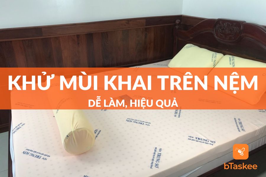 Làm Thế Nào Để Khử Mùi Khai Trên Nệm Hiệu Quả?