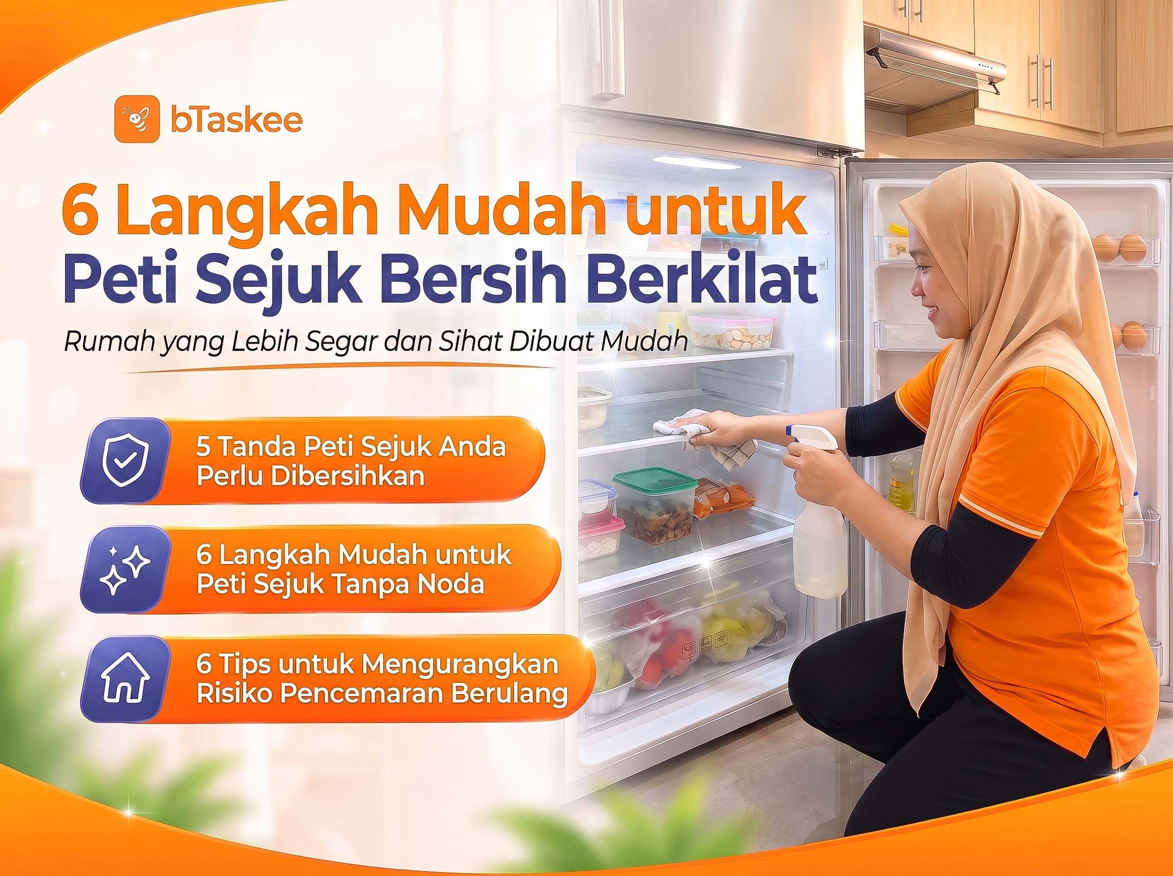 6 Langkah Membersihkan Peti Sejuk Berkulat Dengan Sangat Berkesan Di Rumah