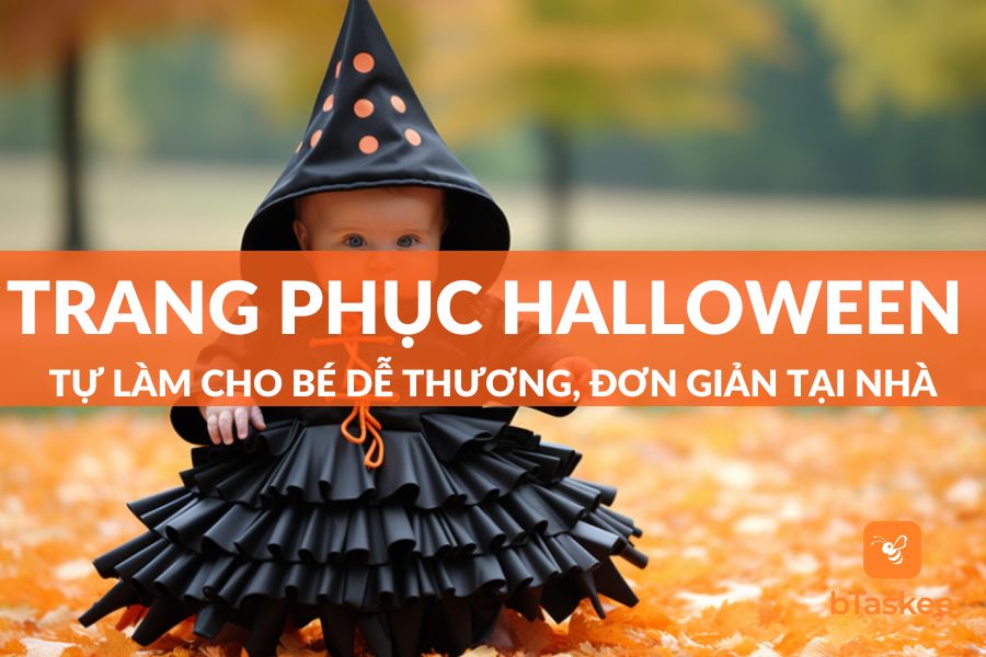Trang Phục Halloween Tự Làm Cho Bé Đơn Giản, Sáng Tạo Tại Nhà