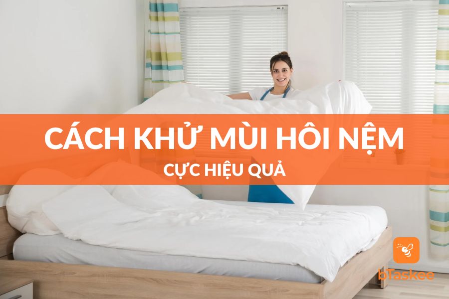 Cách Khử Mùi Hôi Mốc Trên Nệm Cực Hiệu Quả