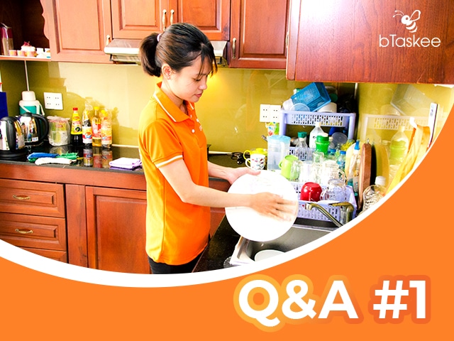 Giúp việc nhà theo giờ: giải đáp thắc mắc khách hàng (phần 1)