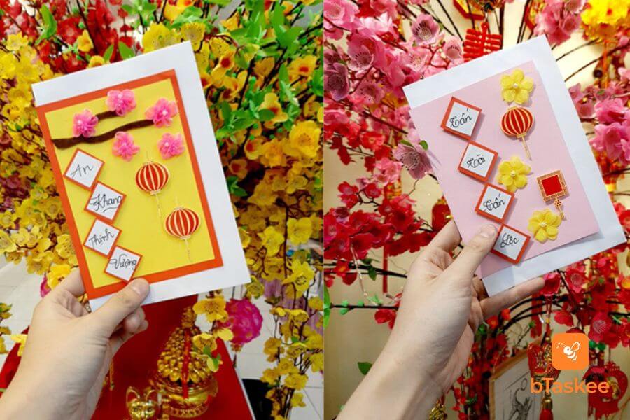 Cách Làm Thiệp Chúc Mừng Năm Mới 2025 Đơn Giản