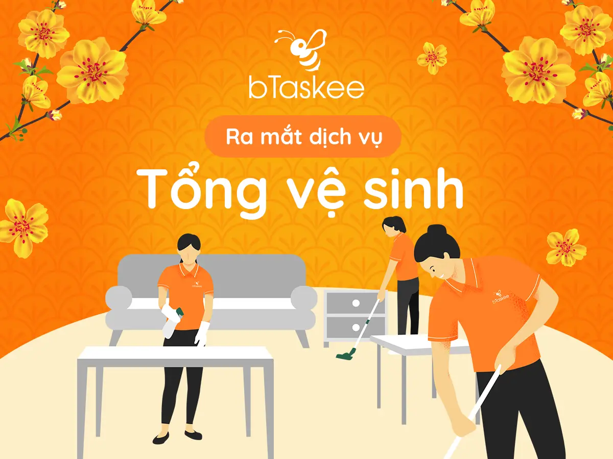 Introducing to the New service package on bTaskee app: Deep cleaning