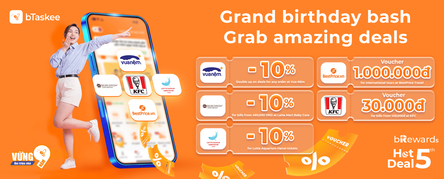 GRAND BIRTHDAY BASH - GRAB AMAZING DEALS