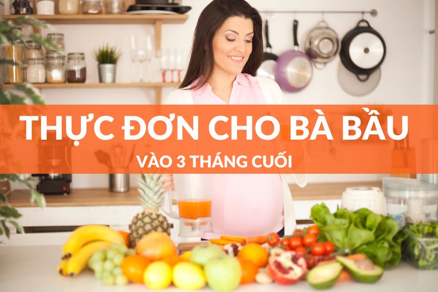 Xây Dựng Thực Đơn Cho Bà Bầu 3 Tháng Cuối Hợp Lý Nhất